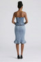 Rogue Cascade Denim Corset Top 