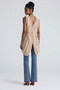 Cascade Ruffle Draped Tunic Top 