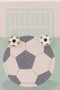 Summer Soccer Stud Earrings 