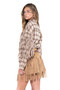Desert Trail Fringe Plaid Shirt