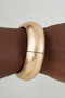 Hammered Matte Dome Cuff Bracelet