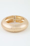 Hammered Matte Dome Cuff Bracelet