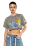 Rebel Echo Cropped Graphic Tee 