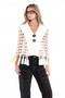 Macrame Tassel Buttoned Cape Vest 