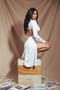 High Slit Midi Dress 