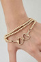 Polished Toggle Beaded Bracelet 