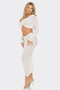 Off The Shoulder Crop Top & Skirt Set