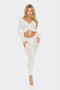 Off The Shoulder Crop Top & Skirt Set