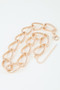 Polished Twist Chain Statement Necklace 