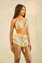 Multicolor Knitted Halter Set
