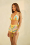 Multicolor Knitted Halter Set