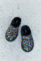 Forever Link Multicolored Sequin Faux Fur Slipper