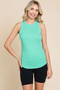 Culture Code Full Size Ribbed Round Neck Tank