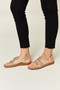 Forever Link Rhinestone Crisscross Flat Sandals