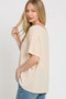 Zenana Oversized Slub Hacci Top