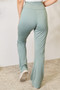 Heimish Full Size Wide Waistband Sports Pants Plus Size
