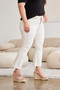 RFM Mini Mia Full Size Tummy Control High Waist Raw Hem Jeans