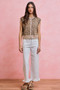SO ME Ruffled Bottom Detail Mid Rise Jeans
