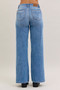 Judy Blue Mid Rise Retro Wide Leg Jeans