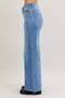 Judy Blue Mid Rise Retro Wide Leg Jeans