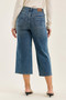 Judy Blue High Waist "Dottie" Wide Crop Md Quarry Fade Jeans