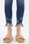 Kancan Raw Hem High Waist Cropped Jeans