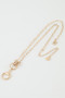 Twisted Loop Equestrian Chain Necklace 