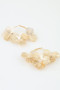 Triple Delicate Flower Hoop Earrings 