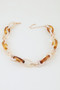 Multi Nude Toned Chain Necklace 
