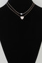 Love You Double Chain Necklace 