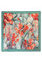 Watercolor Tulip Meadow Print Bandana 