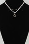 Equestrian Drop Beaded Chain Necklace 