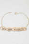 Hammered Scale Pendant Necklace 