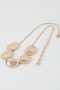 Hammered Scale Pendant Necklace 