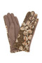 Floral Embroidered Touchscreen Gloves 