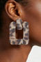 Bejeweled Reptile Fashion Earrings 
