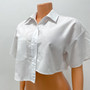 Summer Women Casual Irregular Short Sleeve Shirt