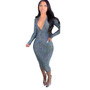 Women's Tight Fitting Sexy Print Women's Dress