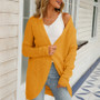 Autumn Winter Plus Size Women's Cardigan Irregular knitting Shirt Hollow knitting Sweater Jacket