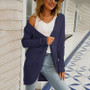 Autumn Winter Plus Size Women's Cardigan Irregular knitting Shirt Hollow knitting Sweater Jacket