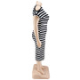 Fashion Plus Size Women's Summer Fashion Casual Striped Loungewear Multicolor Dress