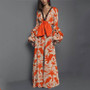 Women's Jumpsuit Dress Fashion Sexy Print Dress