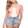 Tulle Super Soft Shawl Women's Top Summer Fashion Casual Cardigan Short Sleeve Beach Sun Protection