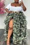 High Waist Elastic Casual Mesh Puffed Women's Skirt tutu Lady Tulle Skirt