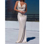 Sexy Ladies Dress Summer Pile Collar Bodycon Sling Formal Party Evening Dress
