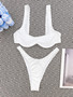 Women Solid Color Sexy Bikini Swimwear