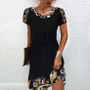 Summer Boho Print Casual Short Sleeve Dress