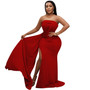 Women Solid off shoulder irregular dress