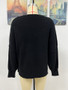 Fall/Winter Fashion Long Sleeve Round Neck Knitting Loose Split Pullover Sweater Women