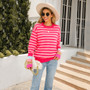 Pre-Fall Casual Round Neck Knitting Shirt Pullover Sleeve Sweater